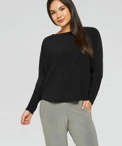 SYMPLI Tops NU Cinch Top Long Sleeve