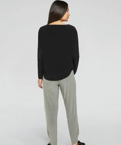 SYMPLI Tops NU Cinch Top Long Sleeve