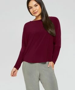 SYMPLI Tops NU Cinch Top Long Sleeve