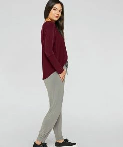 SYMPLI Tops NU Cinch Top Long Sleeve