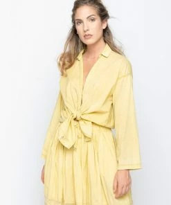 Baci Tops Wash Dyed Deep Button-Up Shirt Copper 5 Baci Tops Wash Dyed Deep Button-Up Shirt Copper